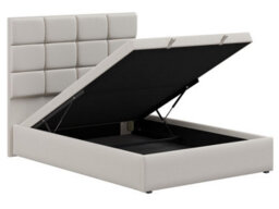 Snuggle Beds Hayden Ottoman Bed Frame - Ivory - King - thumbnail 4