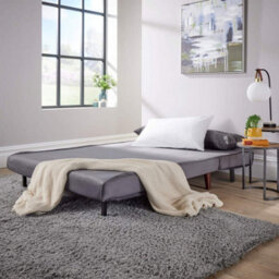 Home Source Morella Grey 2-Seater Double Sofa Bed - thumbnail 3
