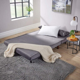 Home Source Morella Grey 2-Seater Double Sofa Bed - thumbnail 9