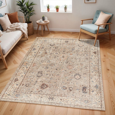 Davina Becki Owens X Livabliss Vintage Oriental Boho Camel Area Rug-120Cm X 170Cm