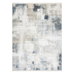 RugsX Distin 0144A White / Cream / Beige Modern Carpet - Abstraction, Vintag  80X150 Cm - thumbnail 3