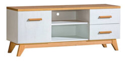 Arte Sven Sv5 Tv Cabinet - Contemporary Storage In Anderson Pine, H552mm W1350mm D400mm