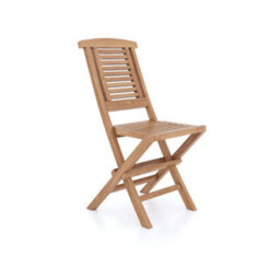 Eterna Sora Teak Garden Outdoor Dining Table & 4 Seat Chair Set - With Green Cushions - thumbnail 7