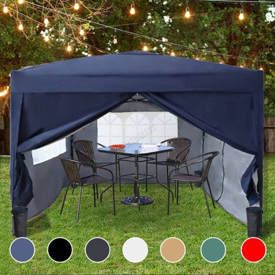 Birchtree Waterproof 3M X 3M Heavy Duty Pop Up Gazebo Marquee Garden Awning Party Tent Canopy Steel Frame - image 1