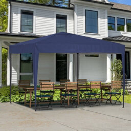 Birchtree Waterproof 3M X 3M Heavy Duty Pop Up Gazebo Marquee Garden Awning Party Tent Canopy Steel Frame - thumbnail 2
