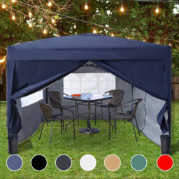 Birchtree Waterproof 3M X 3M Heavy Duty Pop Up Gazebo Marquee Garden Awning Party Tent Canopy Steel Frame - thumbnail 1