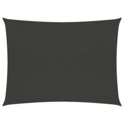 Berkfield Sunshade Sail 160 G/m2 Anthracite 2X2.5 M Hdpe - thumbnail 1