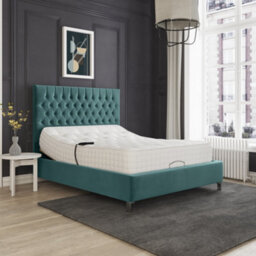 Harper Electric Adjustable Bed Frame Tufted Headboard 3Ft - thumbnail 2