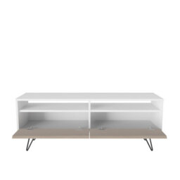 Decorotika Flay Modern Tv Stand Tv Unit For Tvs Up To 65 Inch White&beige - thumbnail 8