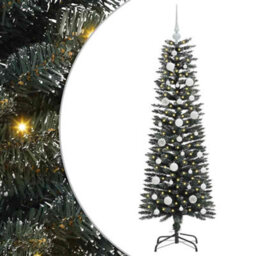 Vidaxl Artificial Christmas Tree With 150 Leds With Stand Green 120 Cm - thumbnail 2