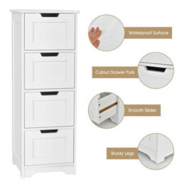 Bathroom Storage Cabinet Freestanding Storage Organizer - thumbnail 5