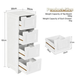 Bathroom Storage Cabinet Freestanding Storage Organizer - thumbnail 2