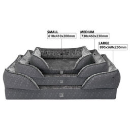 Orthopaedic Pet Bed With Bamboo & Charcoal Infused Memory Foam - Dog Or Cat Crate Mattress - Small, H20 X W41 X D61Cm - thumbnail 9