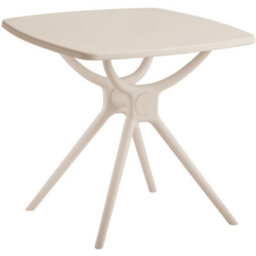 Wyld Haus Chalencon Putty Grey Square Outdoor Plastic Dining Table 800 X 800 X 730 mm - thumbnail 3
