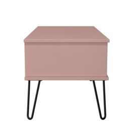 Anzio Matt Kobe Pink 1 Drawer Non-Extendable Coffee Table (H)925mm (W)407mm (D)410mm - thumbnail 6
