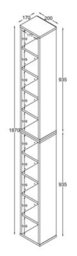 Vcm Wood Cd Dvd Storage Shelf Megosa S - thumbnail 5