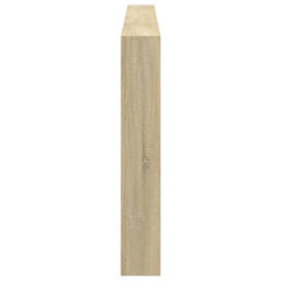 Berkfield Headboard Cabinet With Led Sonoma Oak 220X17X102 Cm - thumbnail 7