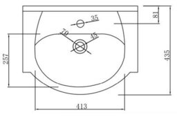 Affine Toilet & Vanity Unit Bathroom Suite Basin Sink Cabinet Furniture Modern White - thumbnail 7