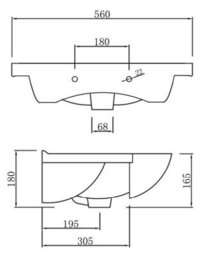 Affine Toilet & Vanity Unit Bathroom Suite Basin Sink Cabinet Furniture Modern White - thumbnail 6
