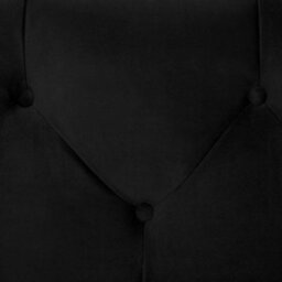 Home Detail Mona 2 Seater Sofa, Black Velvet - thumbnail 5