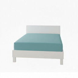 Polycotton Fitted Sheet Extra Deep 40Cm Skirt Easy Care Duck Egg Blue - thumbnail 2