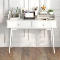 Computer Desk 120 Cm Wooden Study Table Writing Workstation - thumbnail 3