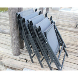 Set Of 2 Folding Garden Patio Chairs Outdoor Lounge Armchair Dining Chair - thumbnail 3