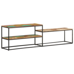 Berkfield Tv Cabinet 180X30X50 Cm Solid Reclaimed Wood - thumbnail 4