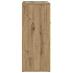 Berkfield Durable Shoe Cabinet Artisan Oak 60X35X84 Cm Engineered Wood - thumbnail 6
