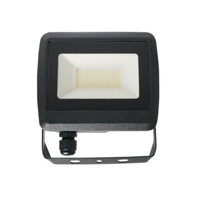 Valuelights Led 30W Ip65 Black Outdoor Garden Flood Wall Light In Cool White - image 1