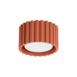 Luminosa Lighting Luminosa Aura Surface Mounted Downlight Red Ochre 1X Gx53