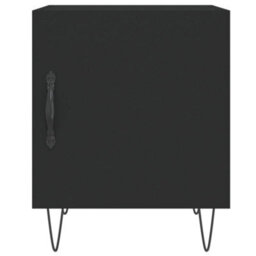 Berkfield Bedside Cabinets 2 Pcs Black 40X40X50 Cm Engineered Wood - thumbnail 6