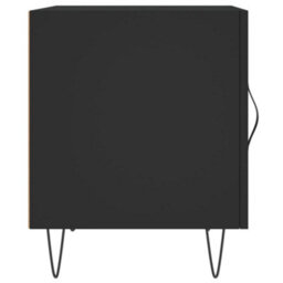 Berkfield Bedside Cabinets 2 Pcs Black 40X40X50 Cm Engineered Wood - thumbnail 7