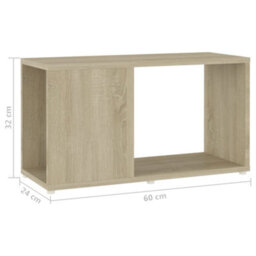 Walplus Tv Cabinet Sonoma Oak 60X24X32Cm Engineered Wood - thumbnail 7