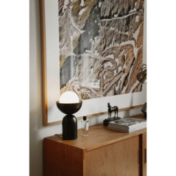 Osram Decor Bowl Table Lamp E14 Black Modern Decorative Bedside Desk Light - thumbnail 9