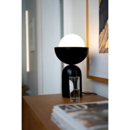 Osram Decor Bowl Table Lamp E14 Black Modern Decorative Bedside Desk Light - thumbnail 7