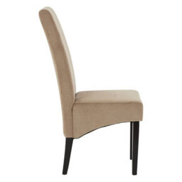 Orsina Medan Mink Cotton Velvet Dining Chair - thumbnail 3