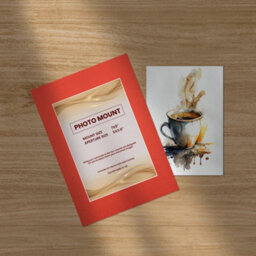 Ak Frames 7X5 Poppy Red Picture Mounts To Fit 5X3.5 Aperture Size - Mount Board Only (No Frame Included) - thumbnail 5