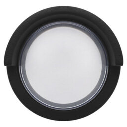 Long Life Lamps Company 12W Outdoor Modern Round Black Led Wall Light Opal Diffuser 6500K Zlc362B - thumbnail 4