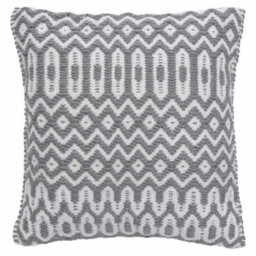 Asiatic Halsey Grey Geometric Cushion-45Cm X 45Cm