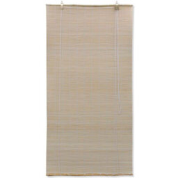 Berkfield Natural Bamboo Roller Blinds 2 Pcs 120X160 Cm - thumbnail 3