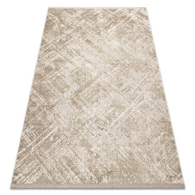 RugsX Modern Carpet Duke 51541 Beige - Geometric, Structured, Very Soft, Fri  240X330 Cm - image 1