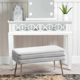 Chic Interiors White Wooden Console Table  Santiago Collection - thumbnail 2