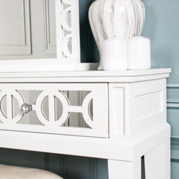 Chic Interiors White Wooden Console Table  Santiago Collection - thumbnail 4