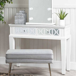 Chic Interiors White Wooden Console Table  Santiago Collection - thumbnail 1