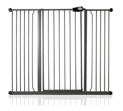 Bettacare Child And Pet Gate, 133.2Cm - 140.8Cm, Slate Grey, Extra Tall Gate 104Cm In Height, Pressure Fit Stair Gate - image 1