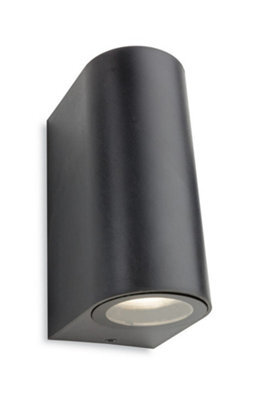 Luminosa Lighting Luminosa Ace Outdoor Up Down Twin Light Graphite Ip54, Gu10