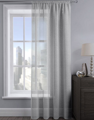 Velosso Alessandria Sheer Voile Panel Slot Top - Silver