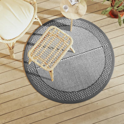 Walplus Outdoor Carpet Rugs For Garden Patios  Grey 120 Cm Pp - image 1