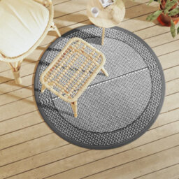 Walplus Outdoor Carpet Rugs For Garden Patios  Grey 120 Cm Pp - thumbnail 1
